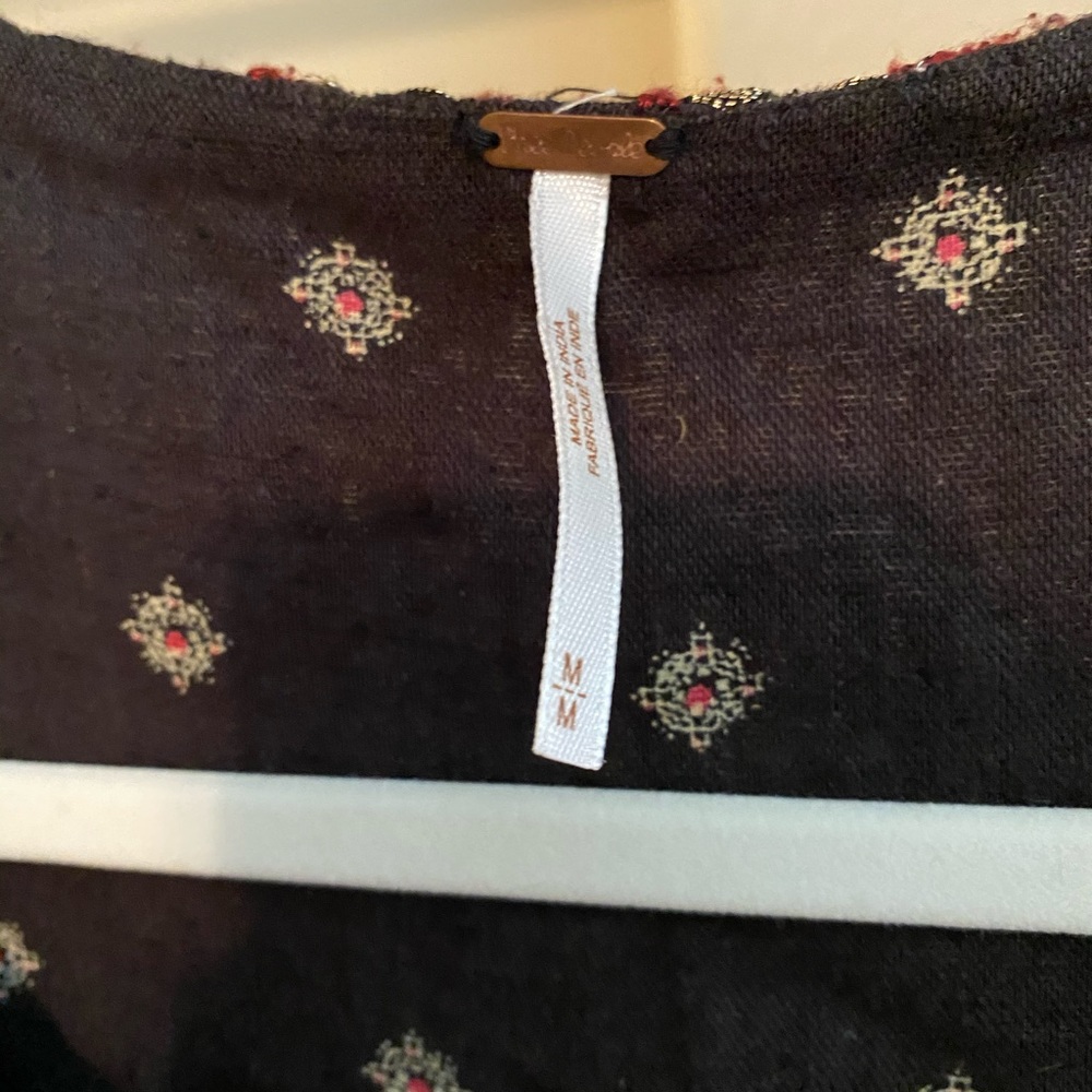 Free People Black Embroidered Romper - Picture 7 of 8